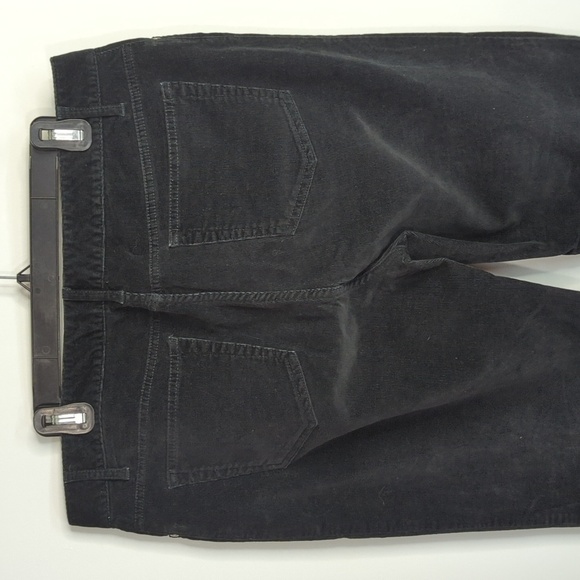 J. Jill Black Corduroy Stretch Tapered Down Black Pants Size 14 - Picture 6 of 10